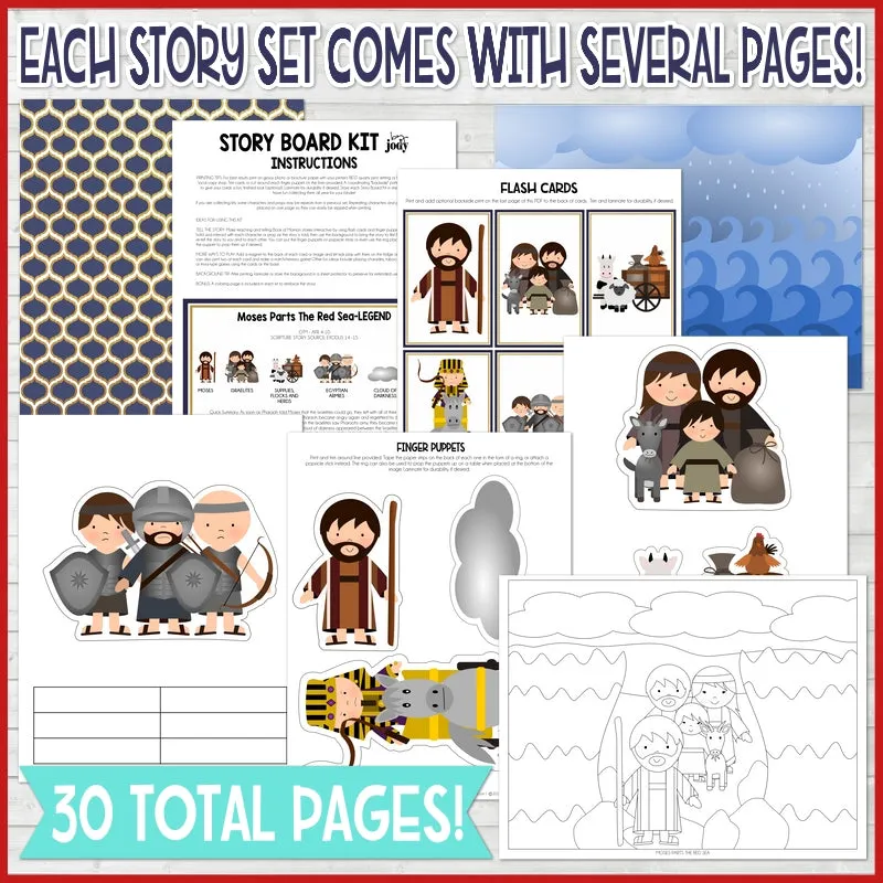 2022 CFM Story Board Kit 3 {Old Testament} PRINTABLE