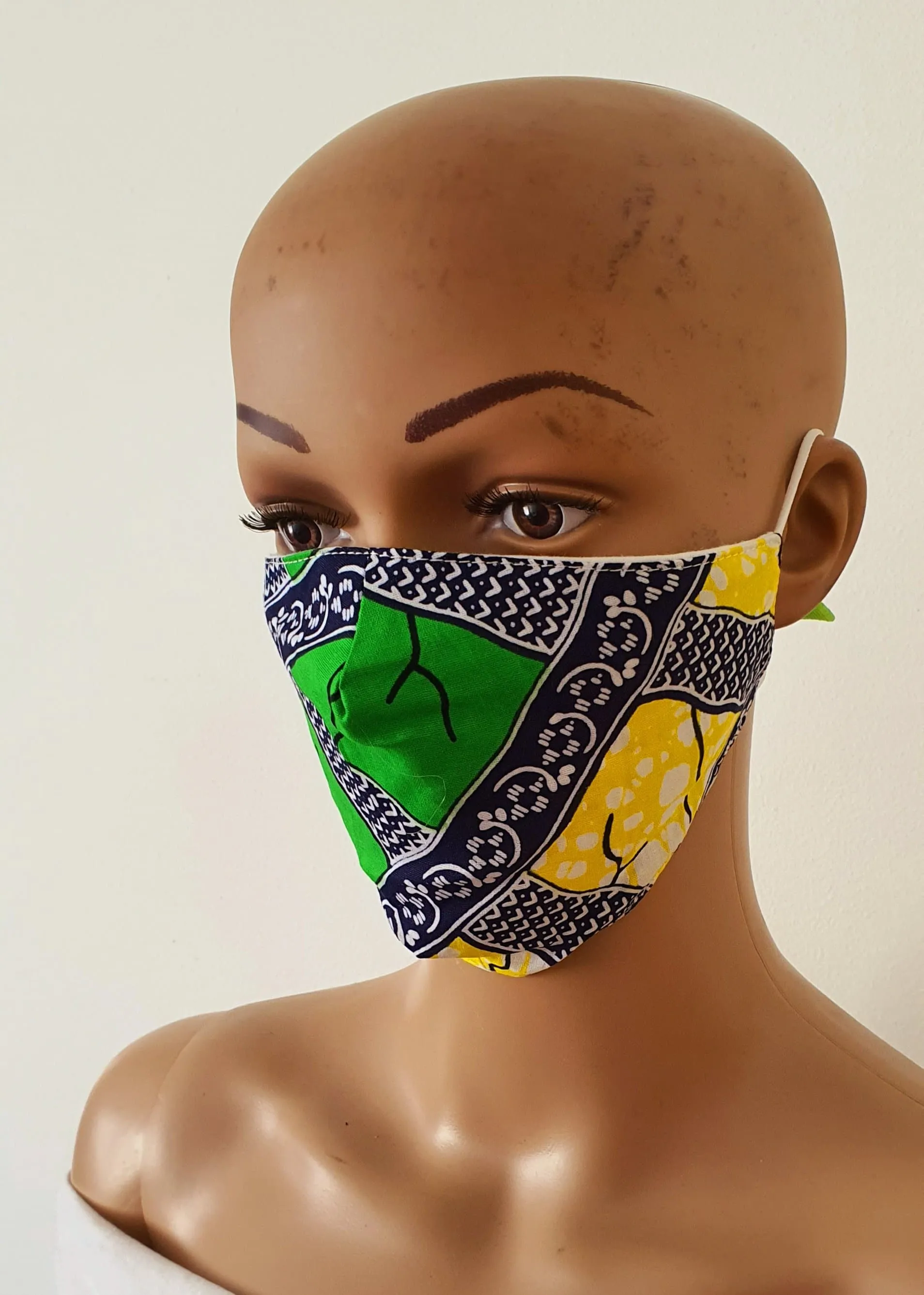 African Print Face Mask | Ankara Fabric Print Face Masks