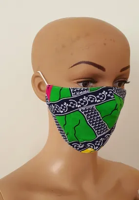 African Print Face Mask | Ankara Fabric Print Face Masks