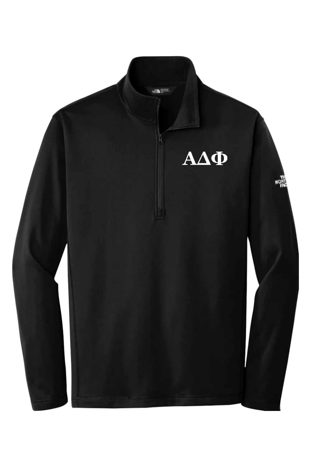 Alpha Delta Phi - North Face 1/4-Zip Fleece - White Embroidered Letters