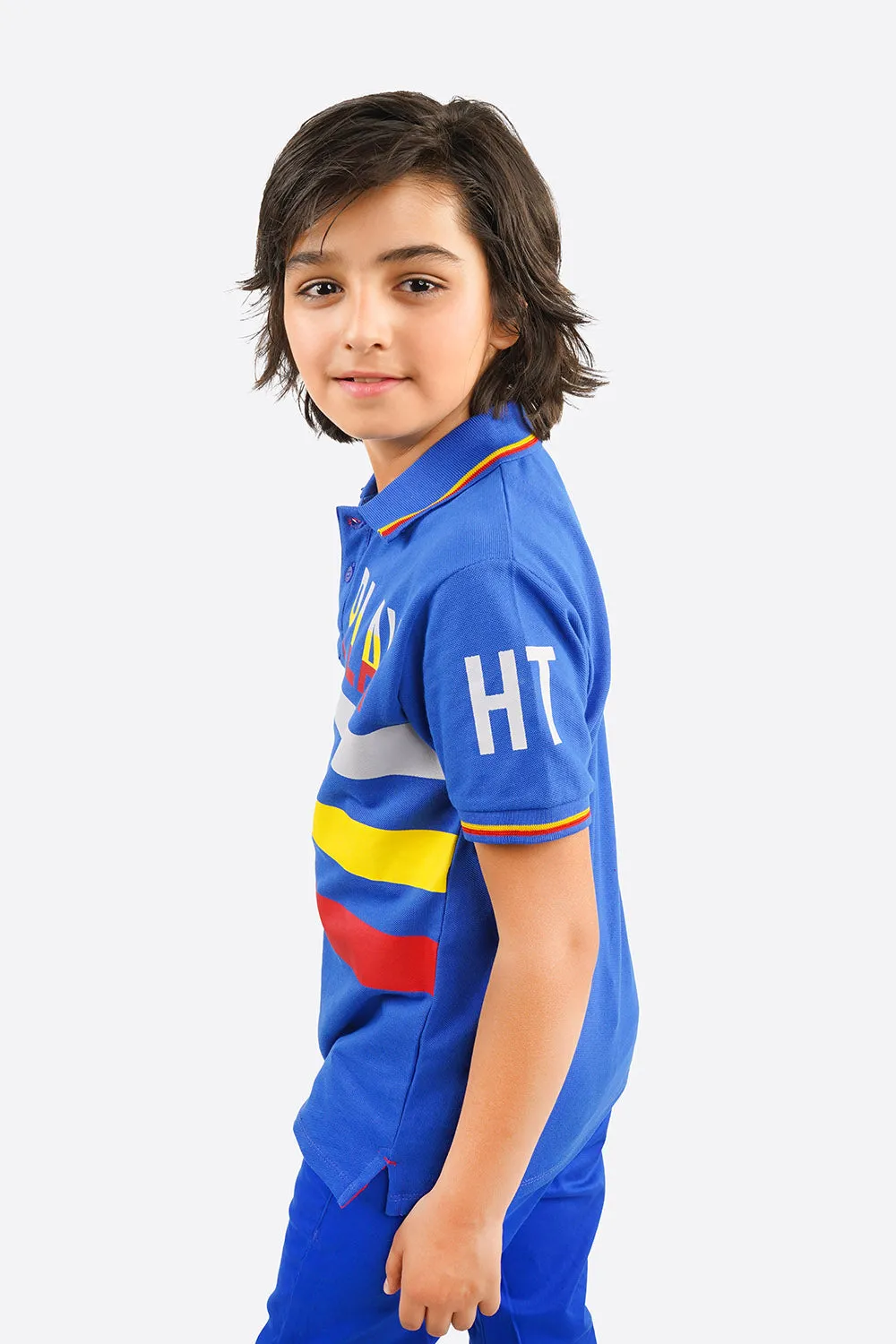 Boy's Short Sleeves Fashion Polo