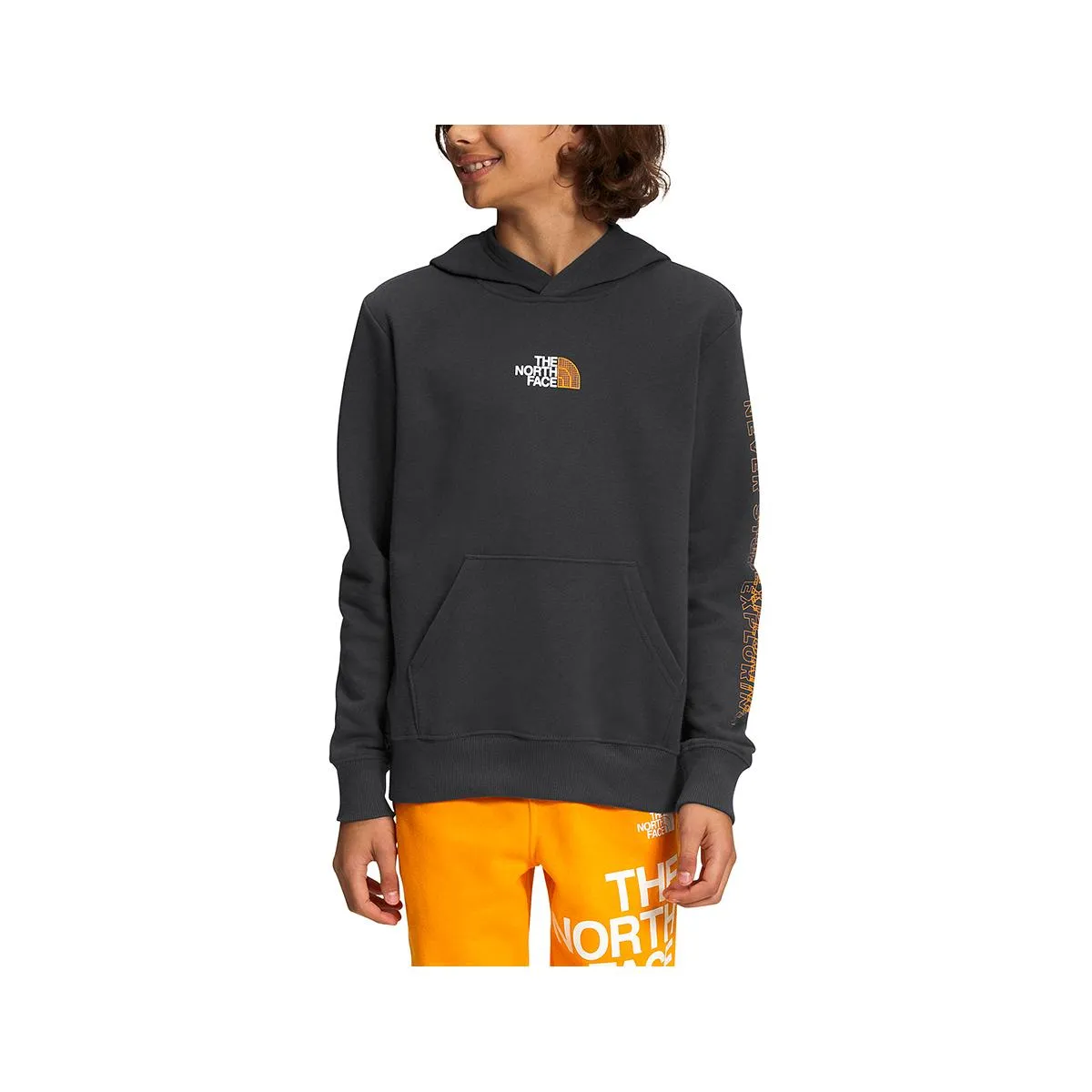 Boys' The North Face | Camp Fleece Pullover Hoody | Asphalt Grey