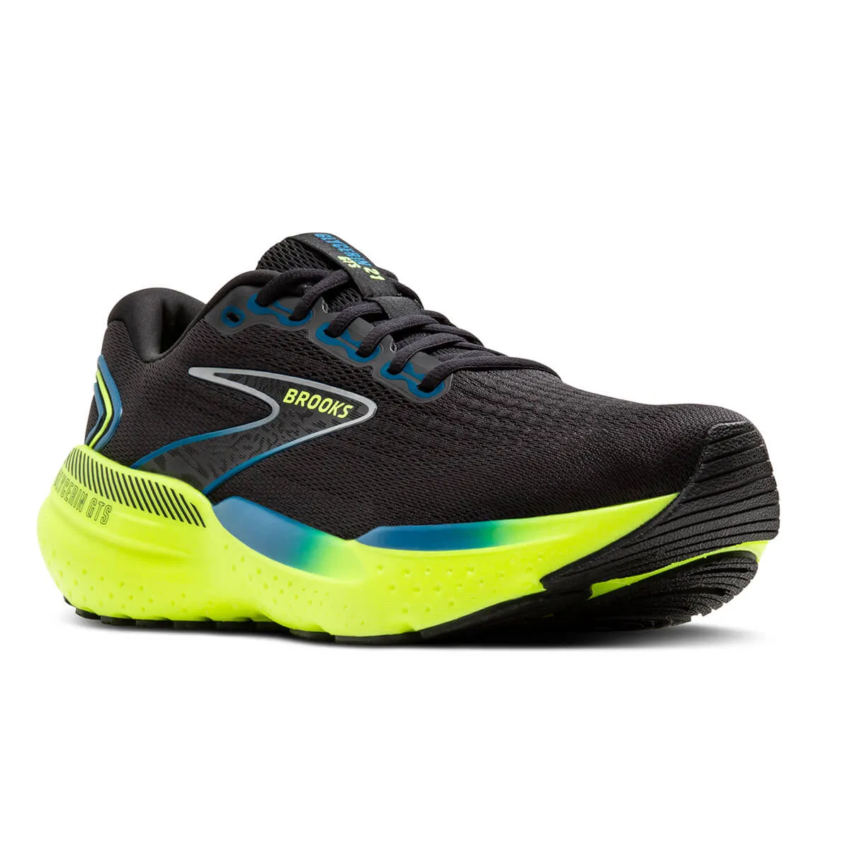 Brooks Glycerin GTS 21 Mens | Black/blue/nightlife