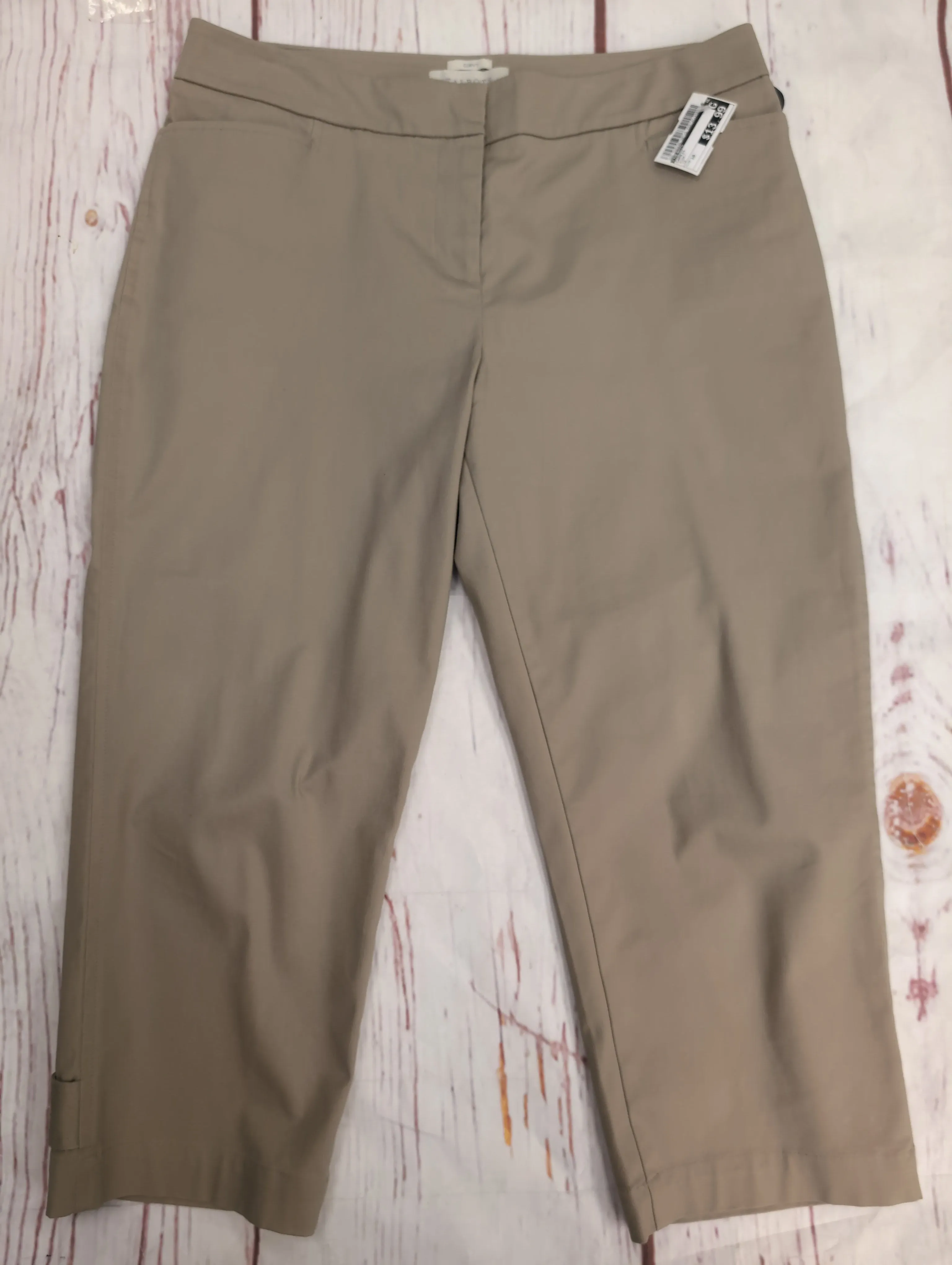 Capris By Talbots In Khaki, Size: 10