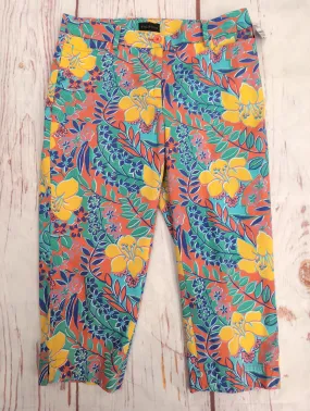 Capris By Talbots In Tropical, Size: 4petite