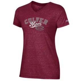 Champion Culver Mom Tri-blend Tee - Maroon