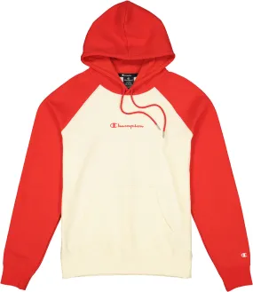 Champion - Legacy Colorblock Hoodie 214761 offwhite red