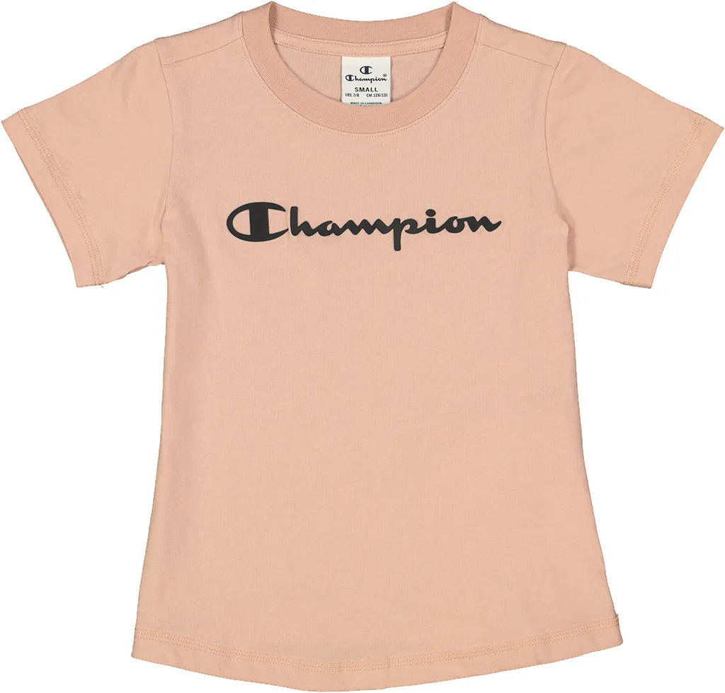 Champion T-Shirt Kids 403927 rosa black