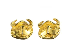 CHRISTIAN LACROIX face earrings