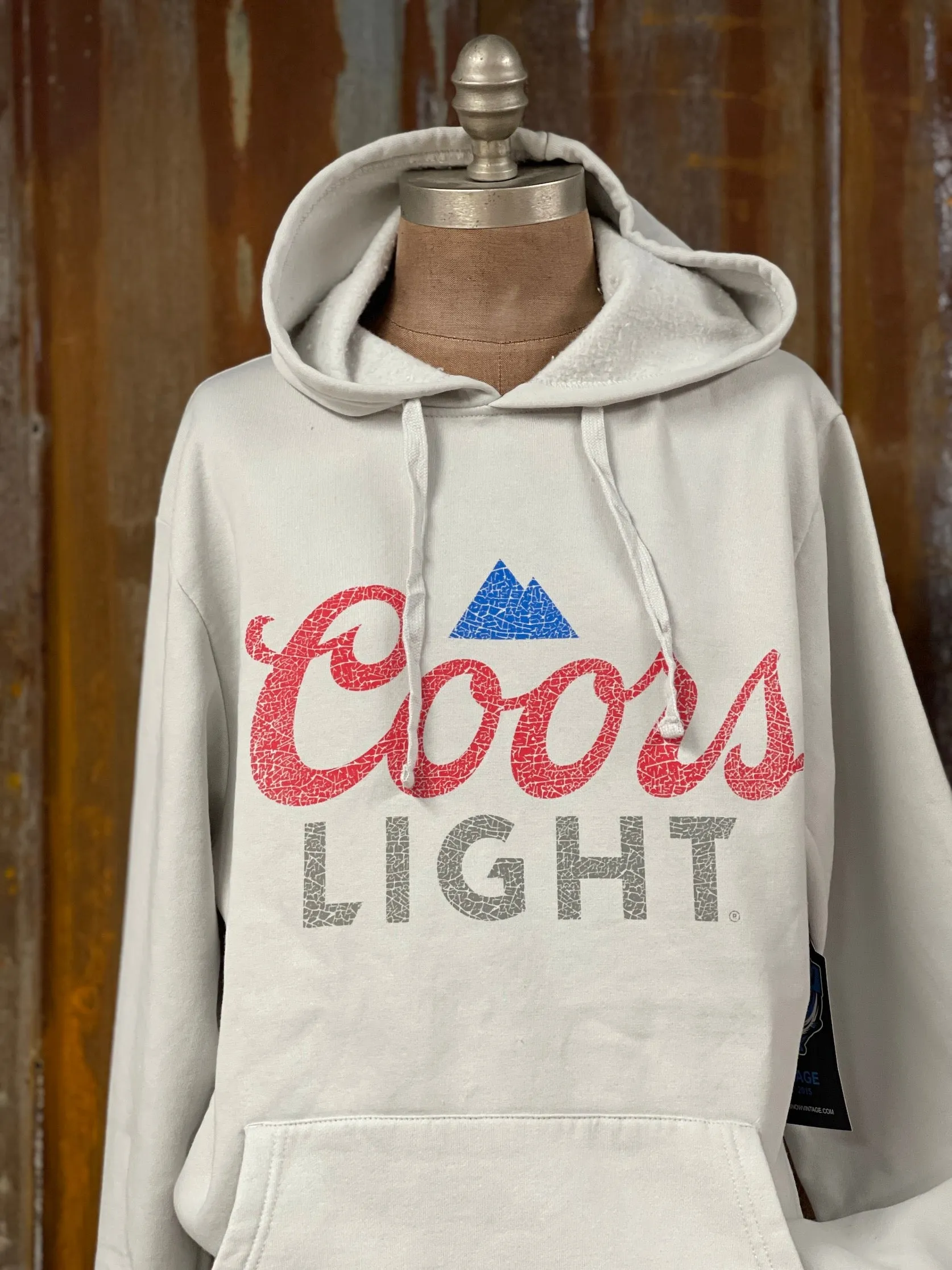 Coors Light Washed Hoodie- Lunar Rock