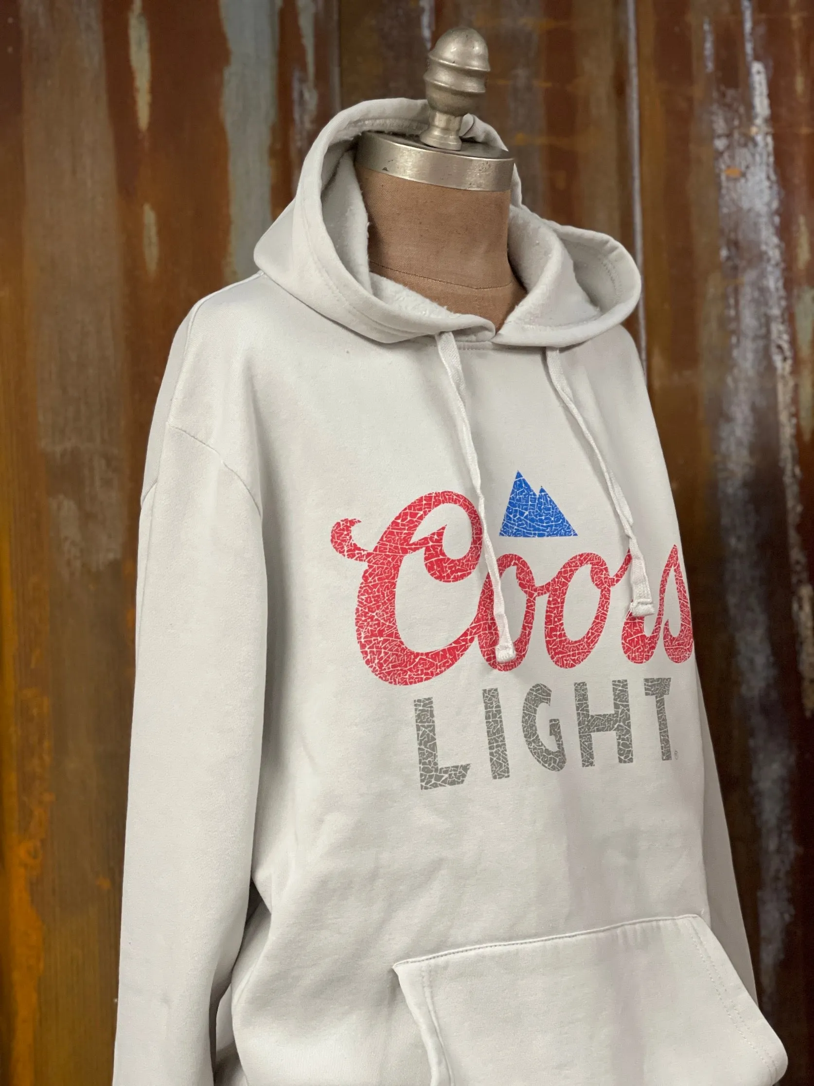 Coors Light Washed Hoodie- Lunar Rock