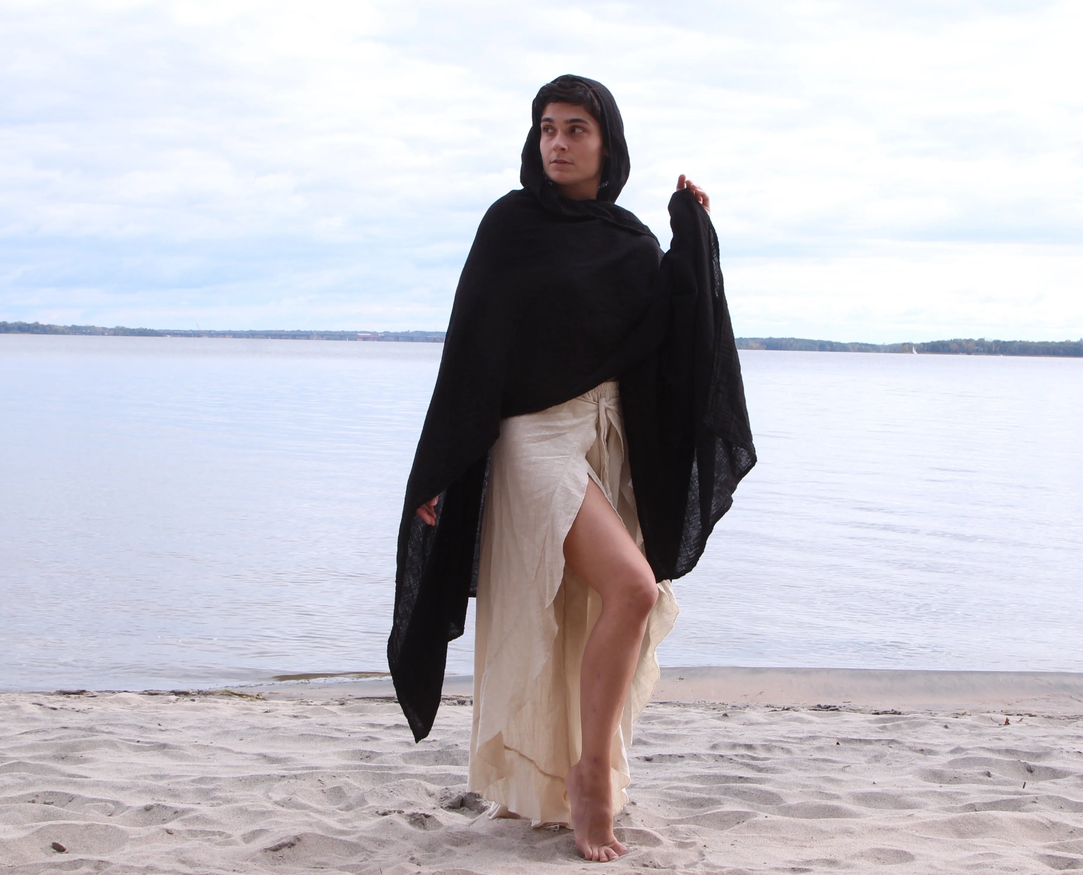 Cotton Cloak Poncho