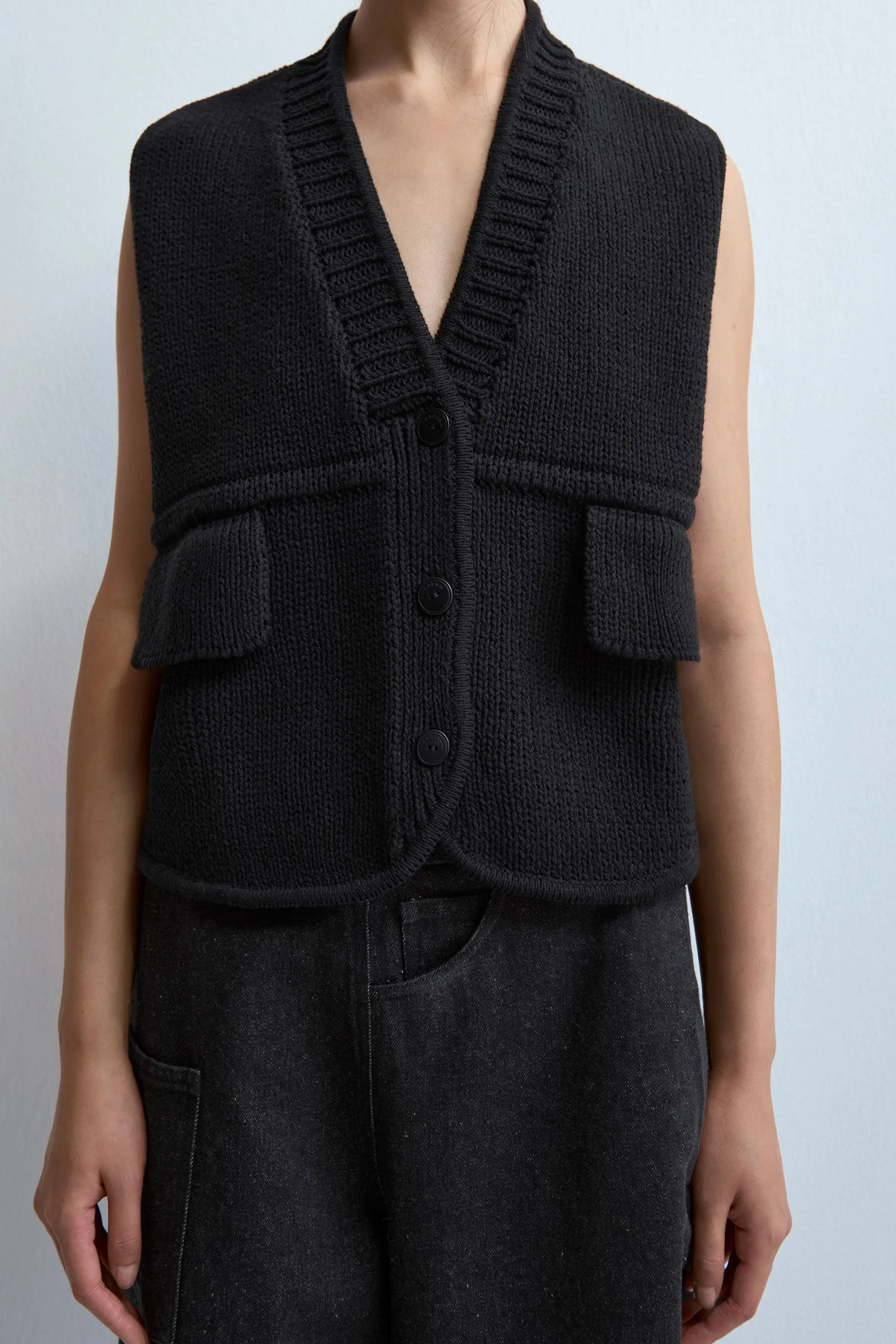 Cotton Pockets Waistcoat