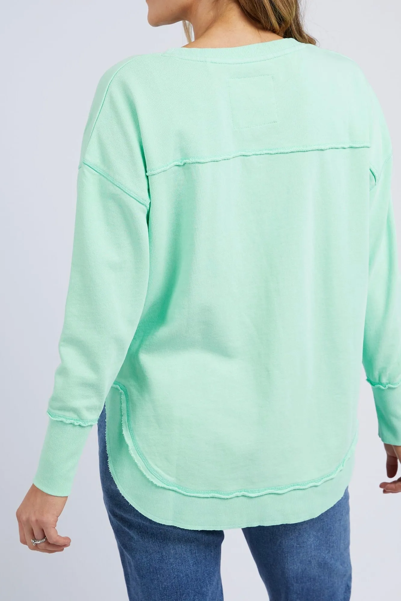 Delilah Fresh Mint Crew Sweatshirt