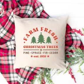 Farm Fresh Trees Pillow