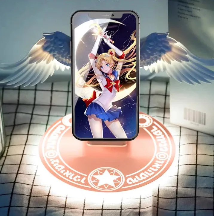 Fashion Cartoon Wings Wireless Charger PN6351