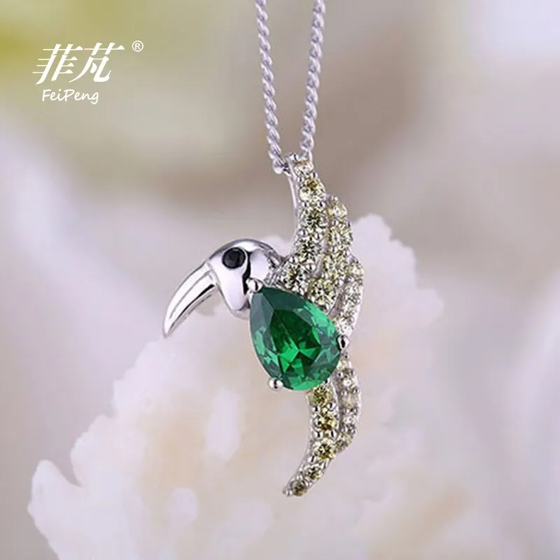 Fashion Woodpecker Birds Shape Neckleces