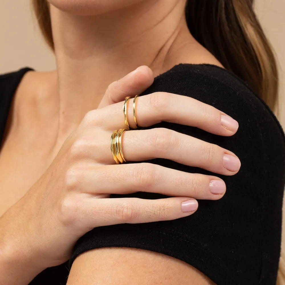 Forever Stack Vermeil Ring Set