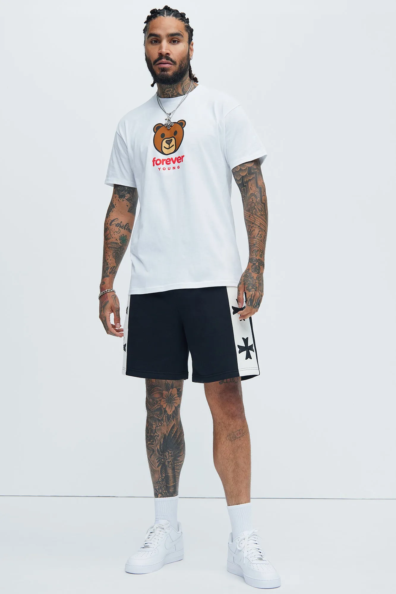 Forever Young Cub Short Sleeve Tee - White