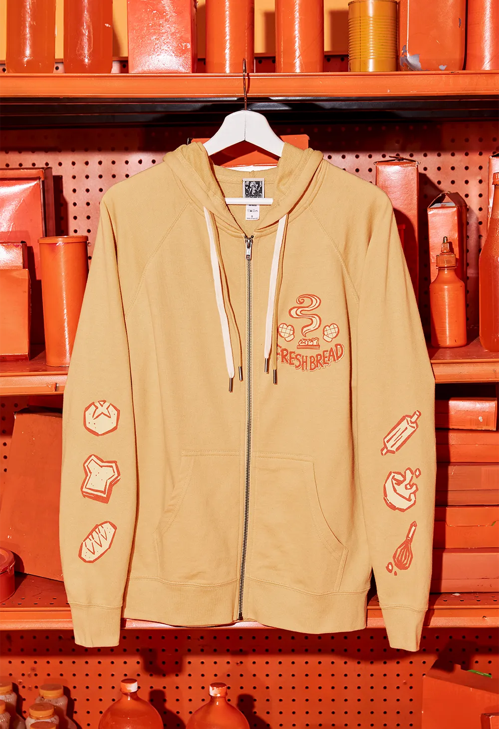 FRESH BREAD Zip-Hoodie