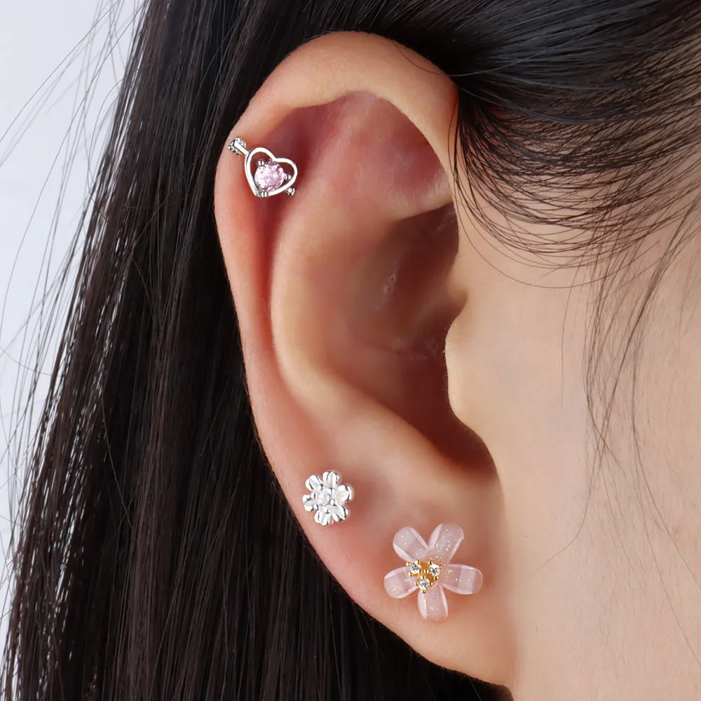 Fresh Flower Studs