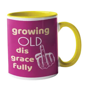 Growing Old Disgracefully Humour Mug