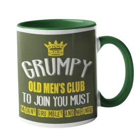 Grumpy Old Men's Club Humour Mug