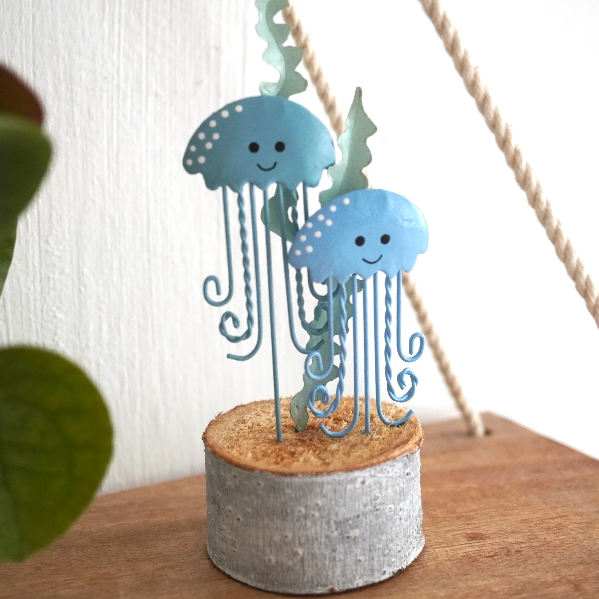 Happy Jellyfish on Stand