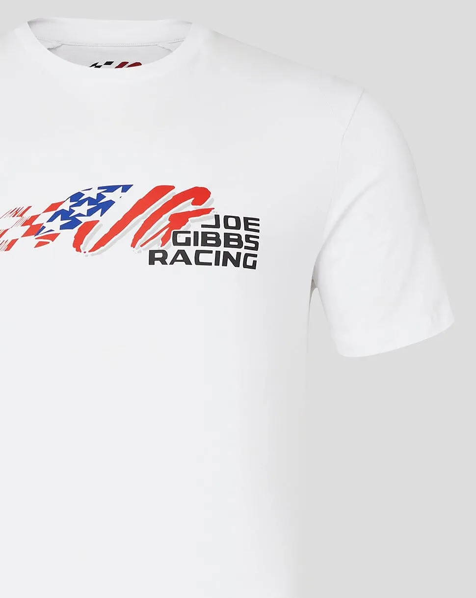 Joe Gibbs Racing Lifestyle USA T-Shirt - White