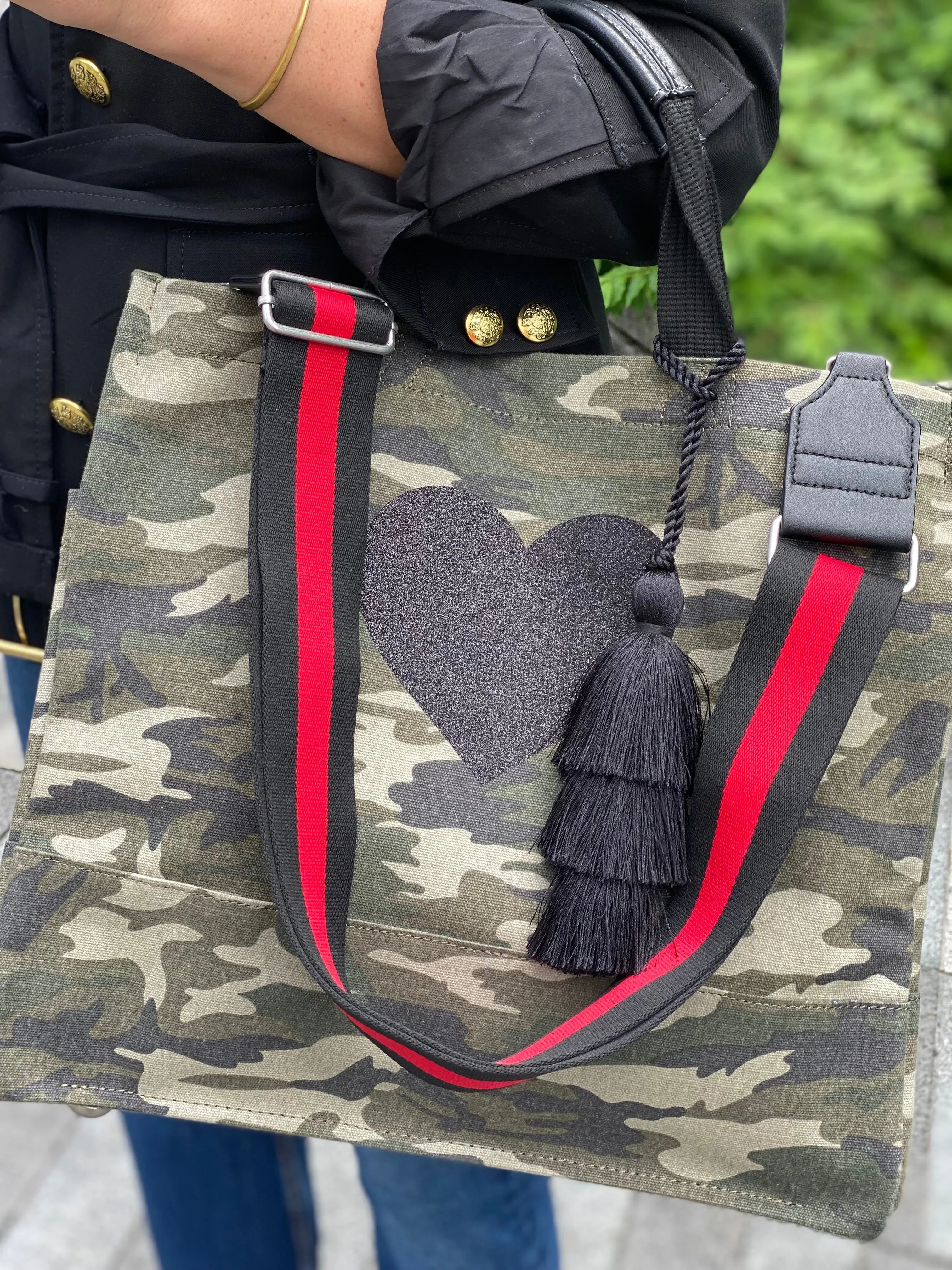 Luxe North-South Bag: Camouflage