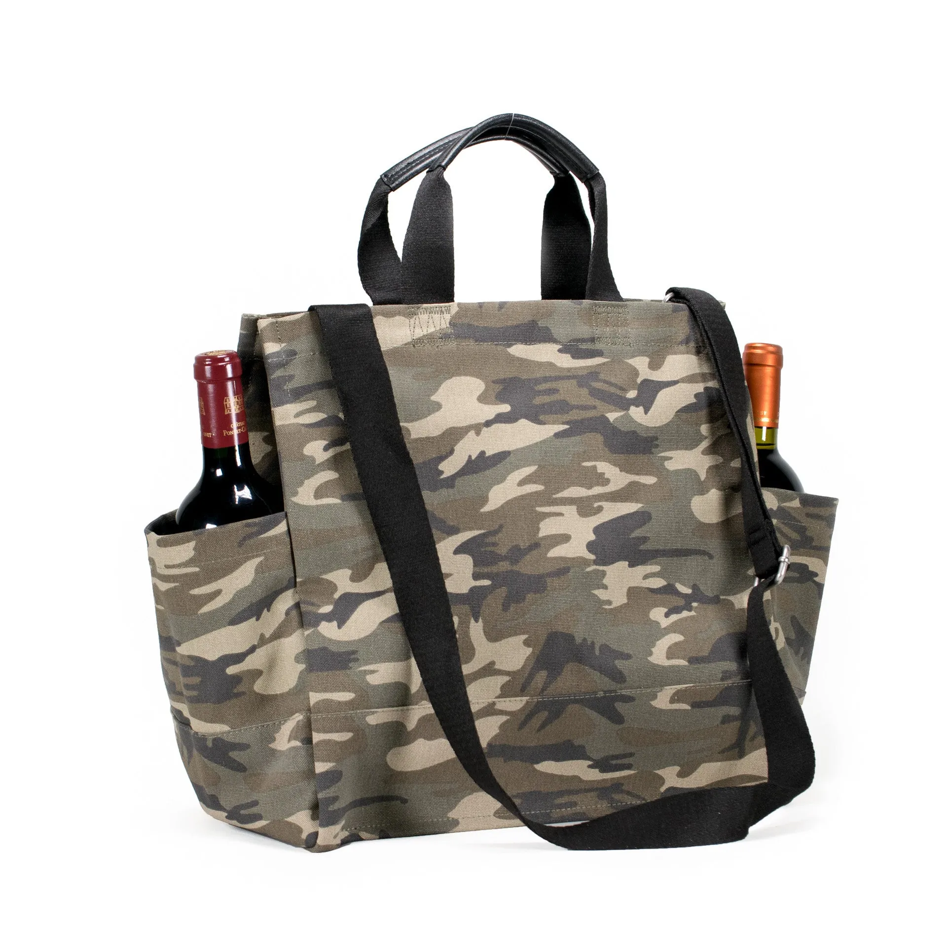 Luxe North-South Bag: Camouflage