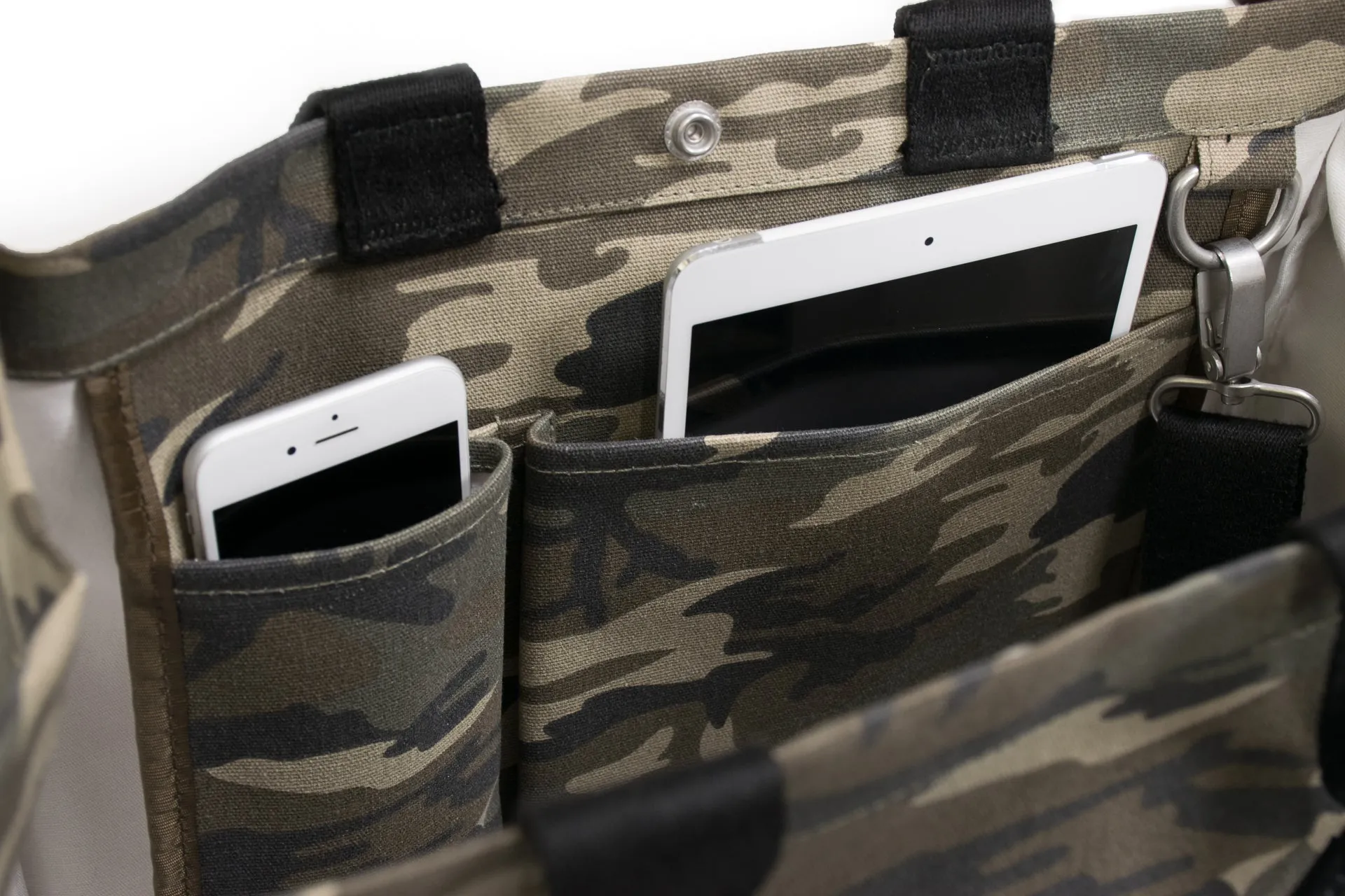 Luxe North-South Bag: Camouflage