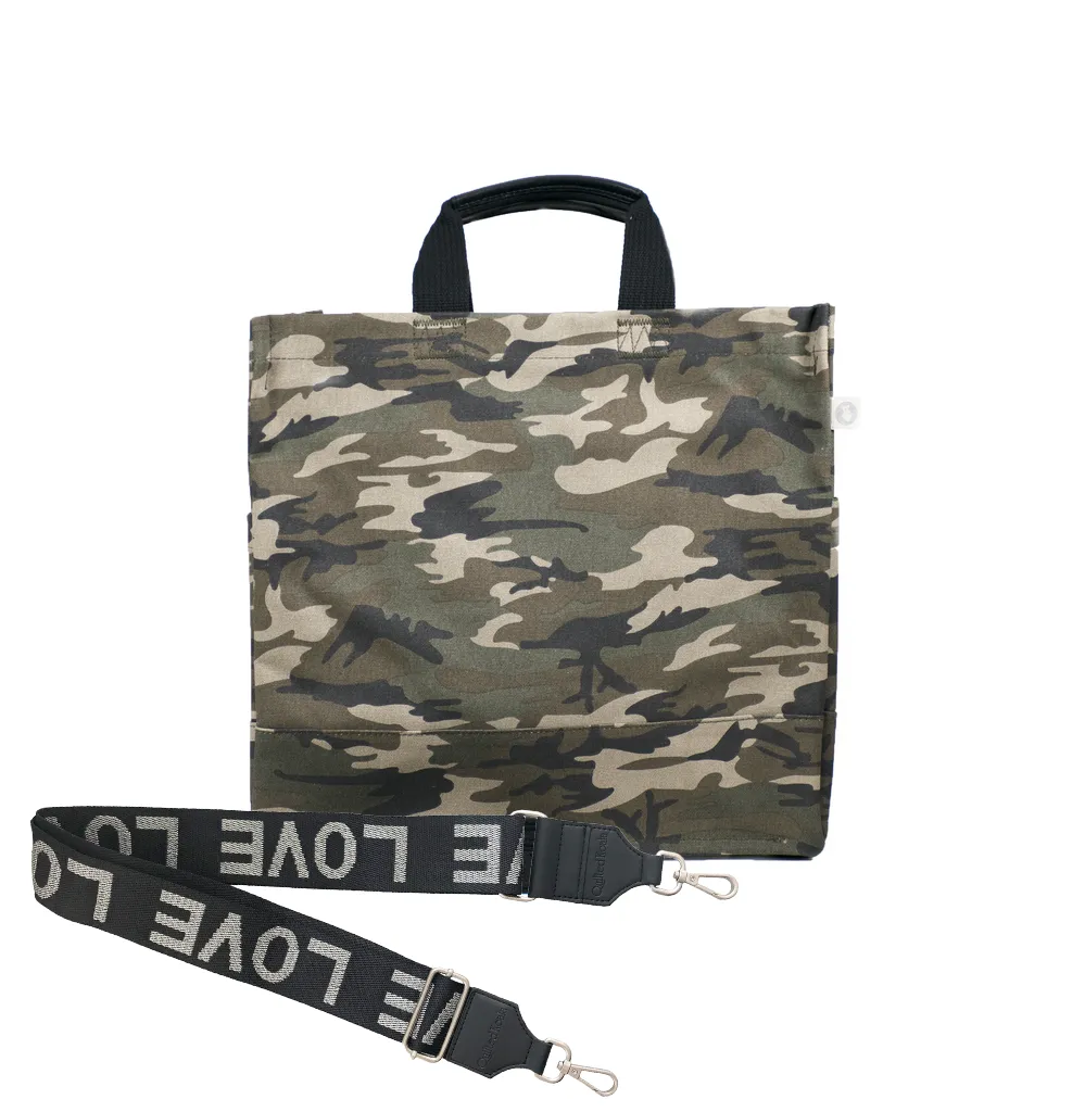 Luxe North-South Bag: Camouflage