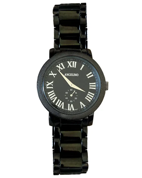 Men's Fashion Watch Mars Black- Mens - Fashion - Accessories