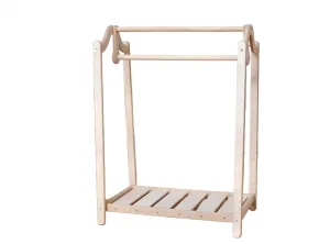 Montessori Wooden Kids Clothing Rack