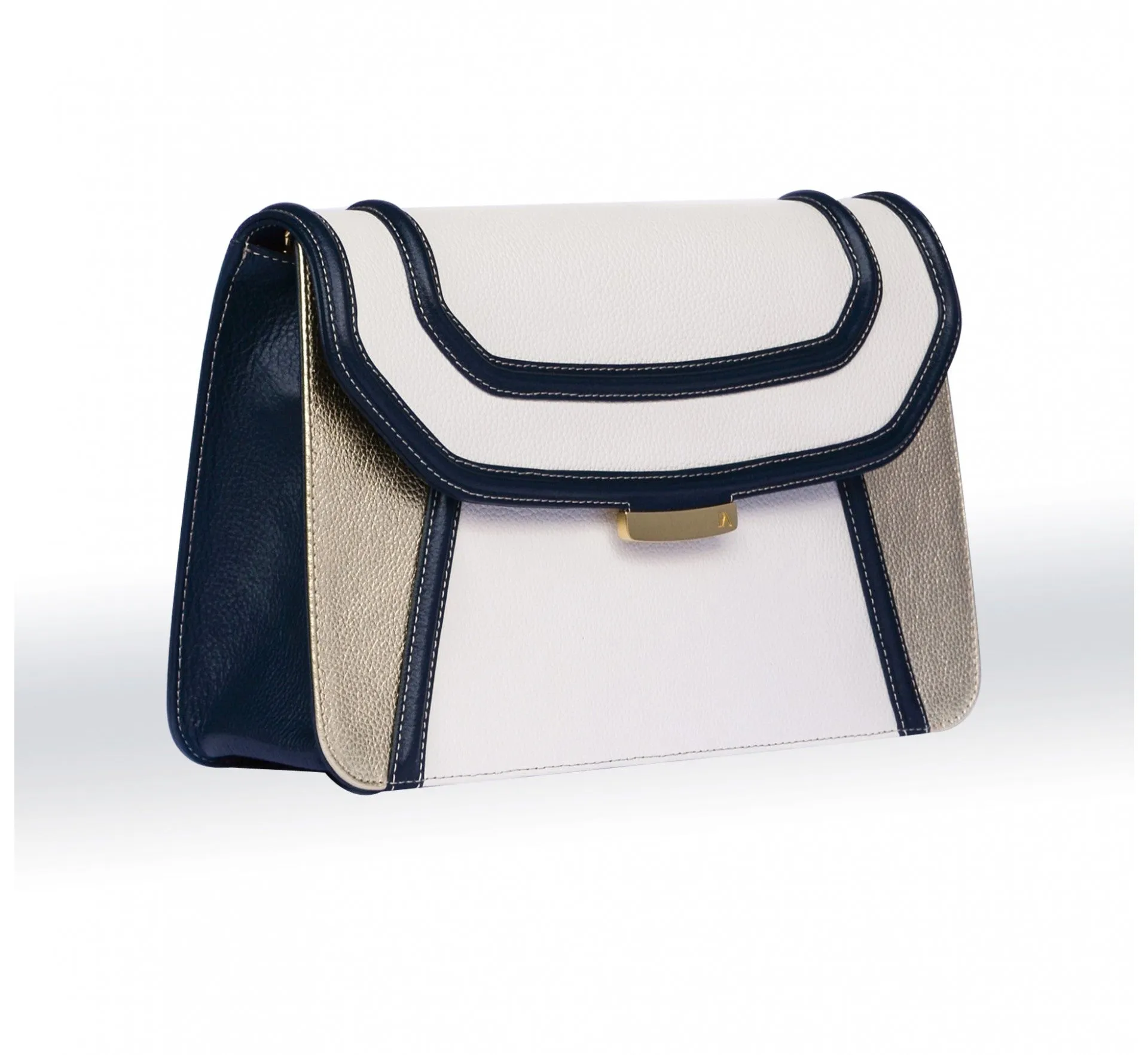 Navy Jeeda Clutch