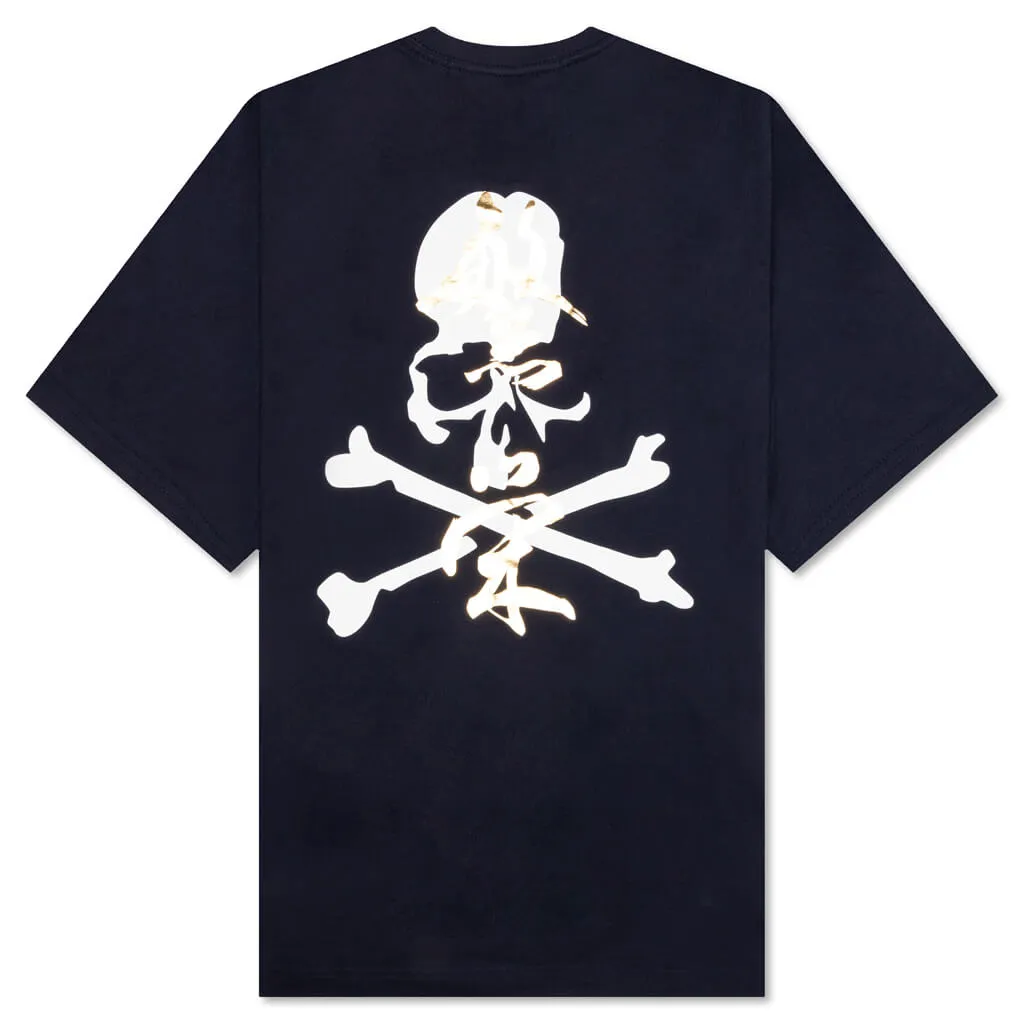 Navy Printed T-Shirt - Navy