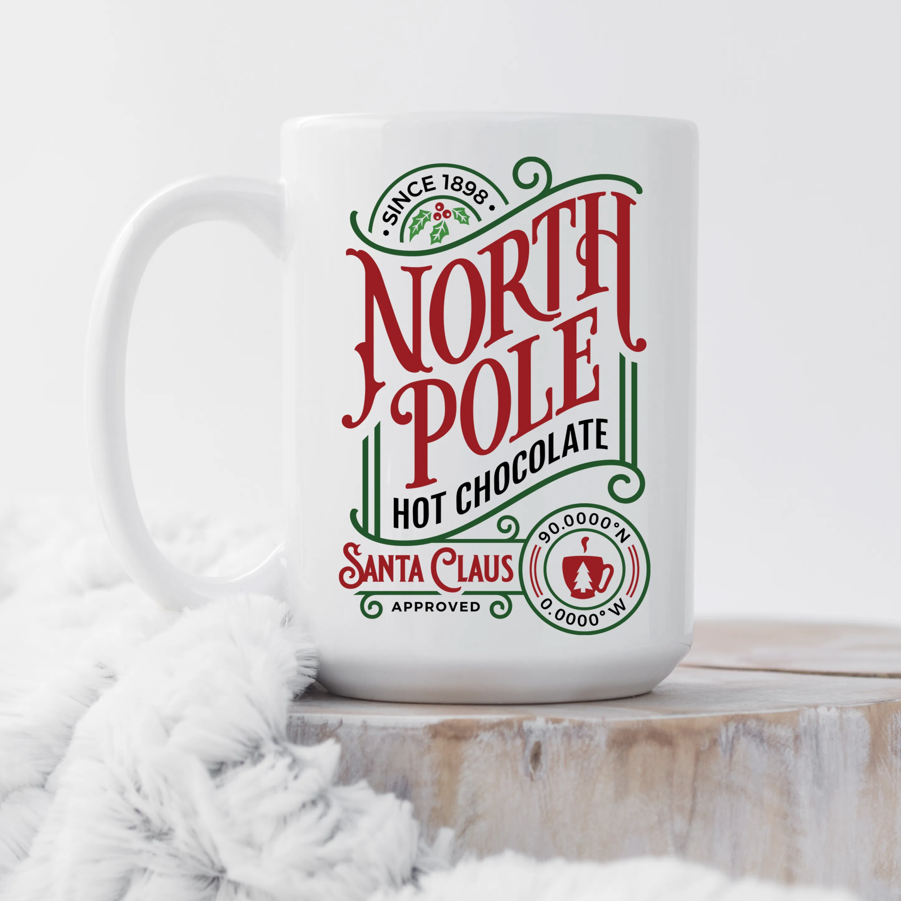 North Pole Green Mug