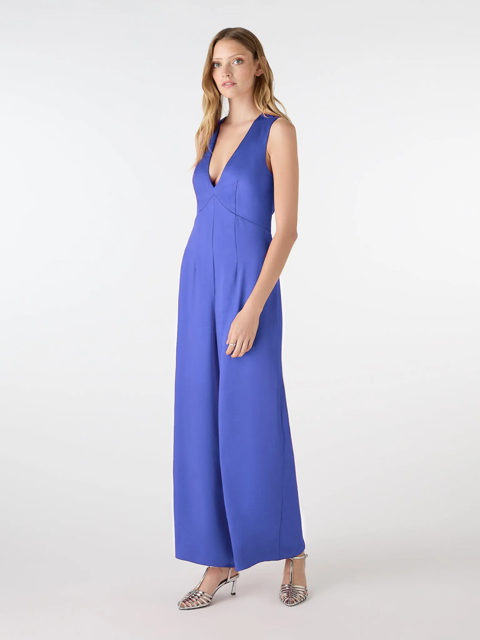 Nova Jumpsuit in Cobalt