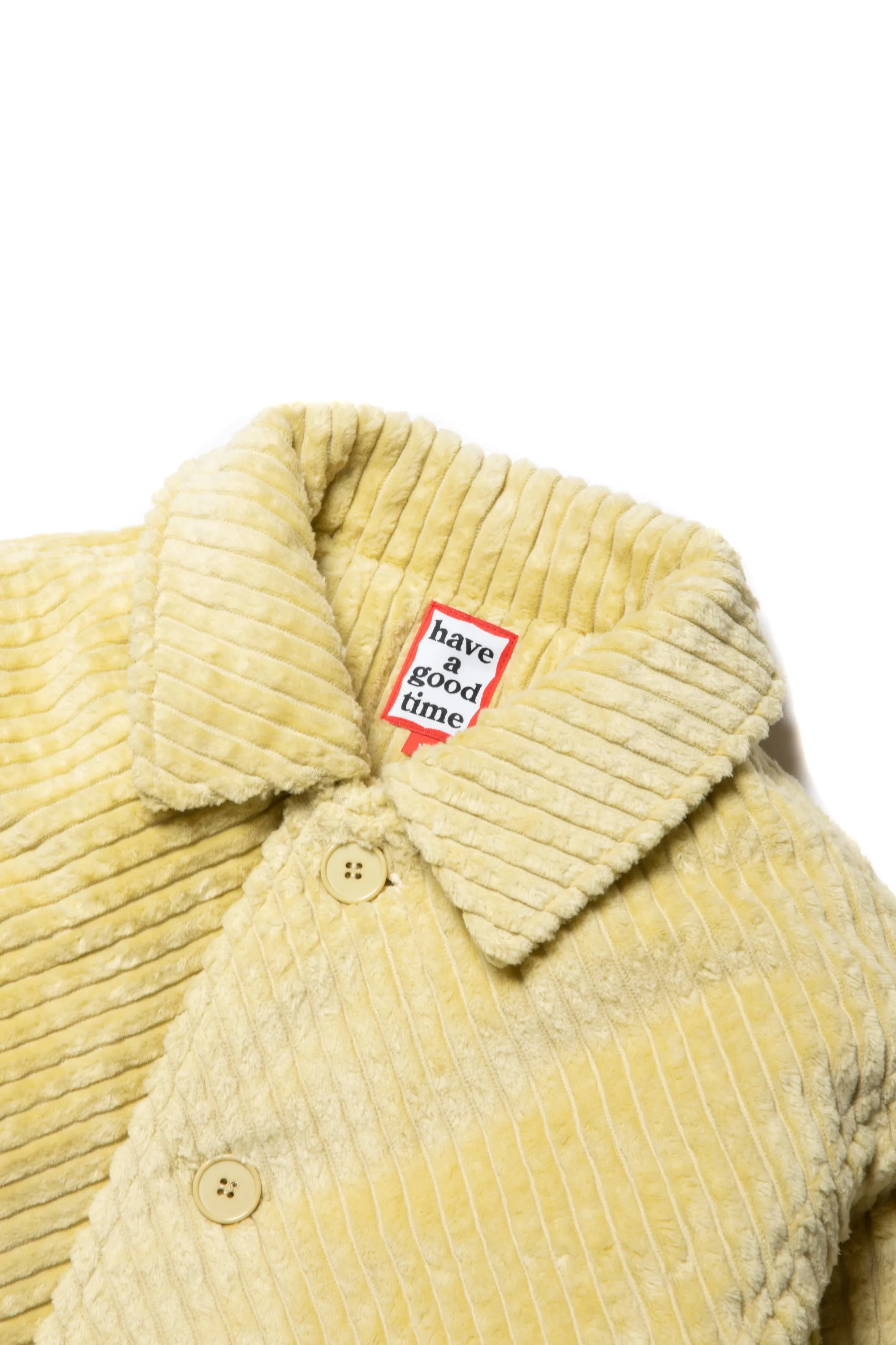 OLD ENGLISH LOGO CORDUROY JACKET LIME