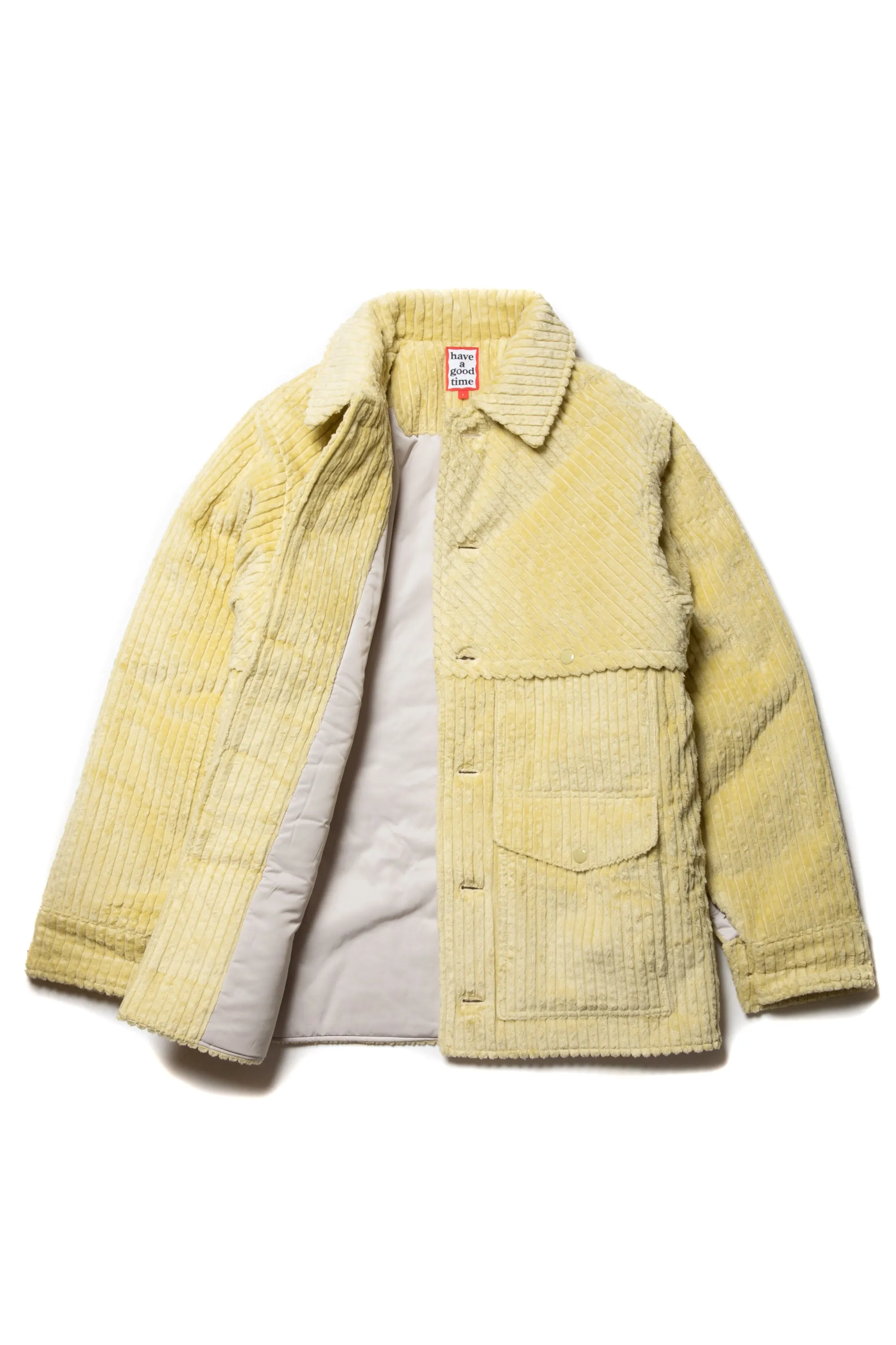 OLD ENGLISH LOGO CORDUROY JACKET LIME