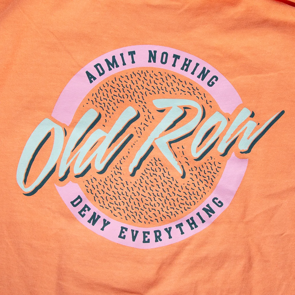 Old Row Circle Logo Neon Pocket Tee