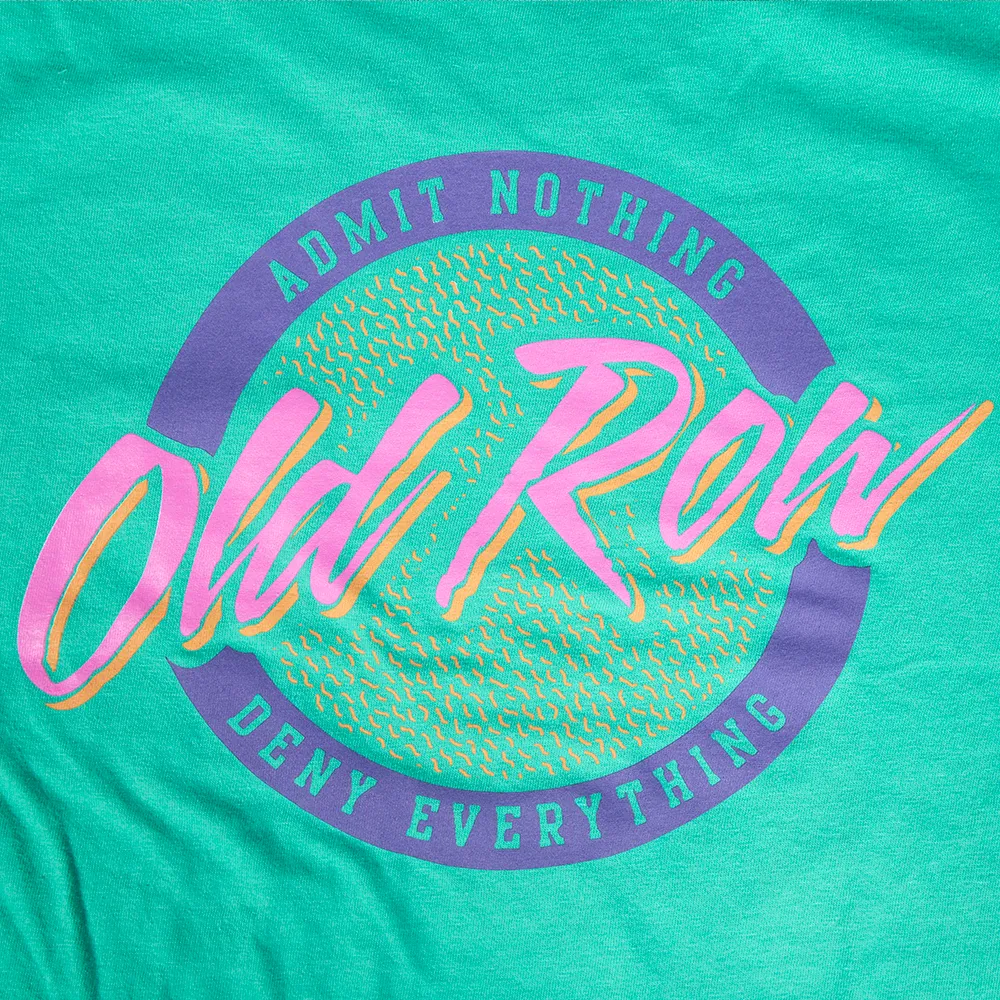 Old Row Circle Logo Neon Pocket Tee