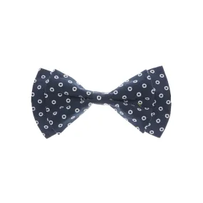 Old School Blue Polka Dot Bowtie