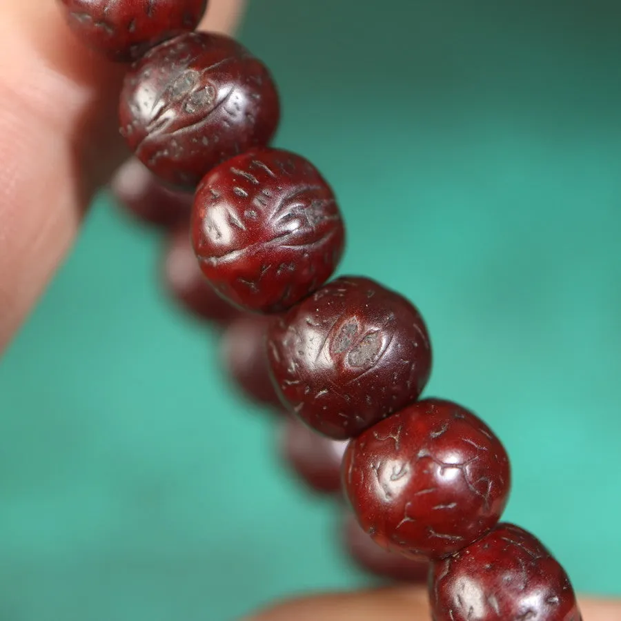 Old Tibetan Bodhi Seed Wrist Mala