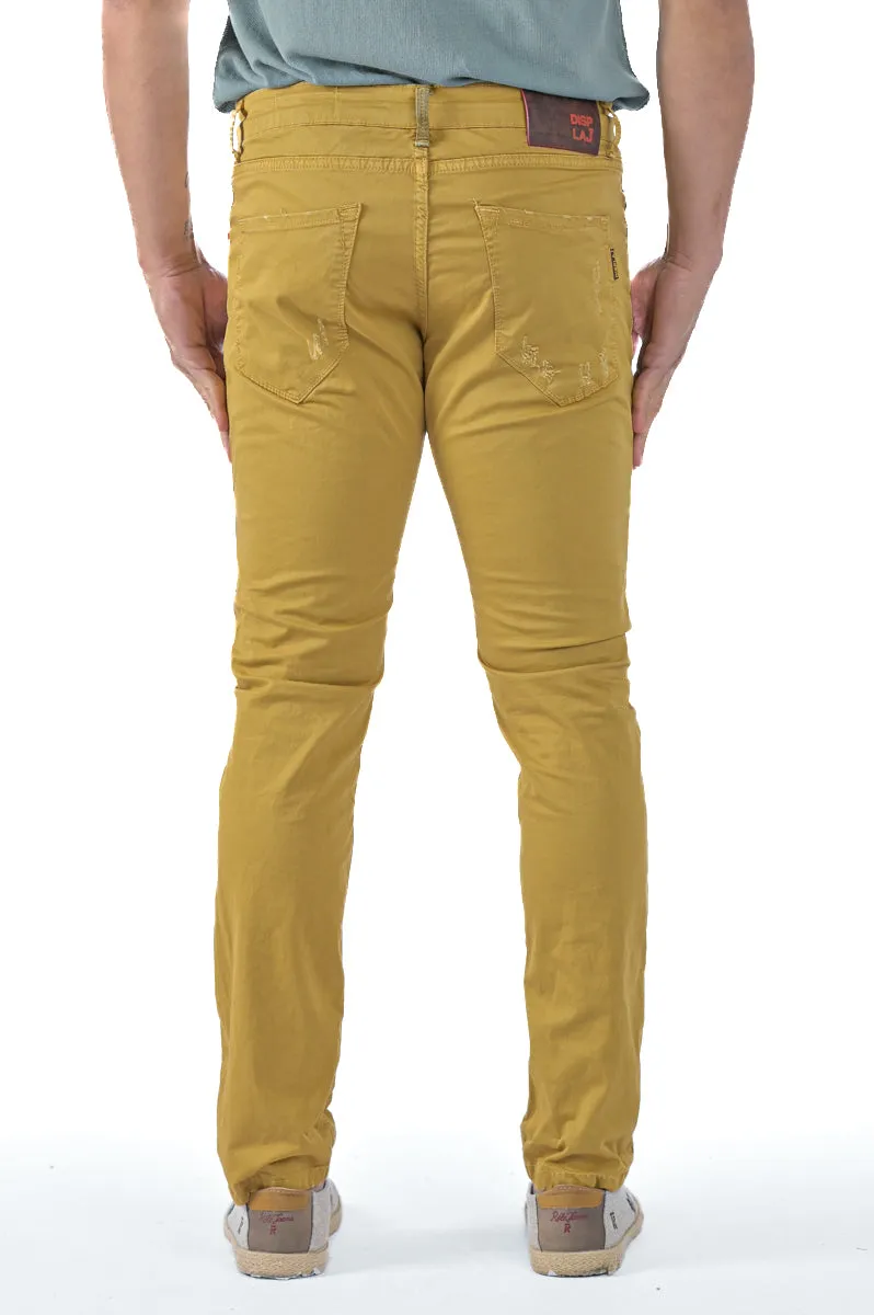 Pantaloni in cotone slim New London Old SS23