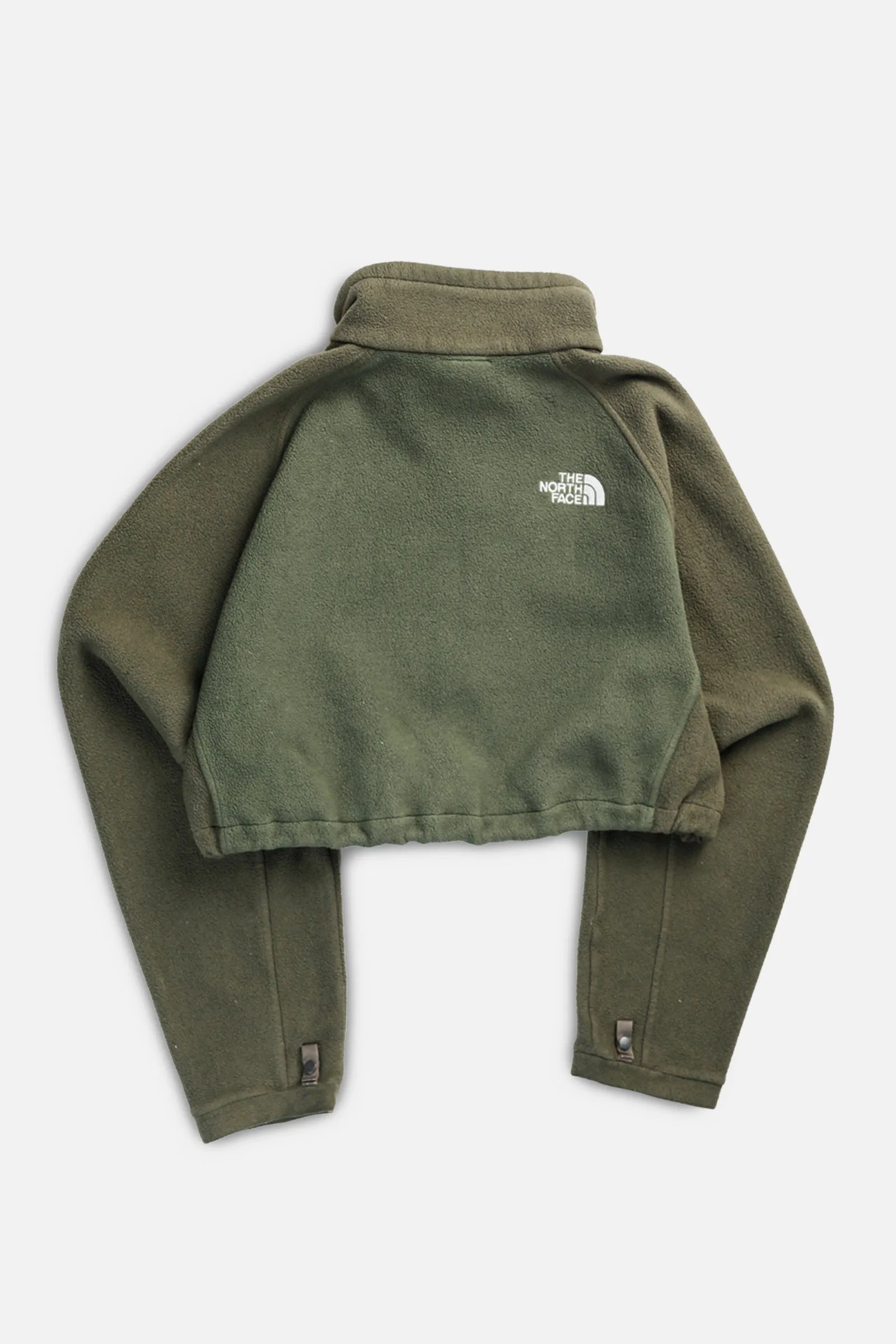 Rework North Face Crop Fleece Jacket - XL