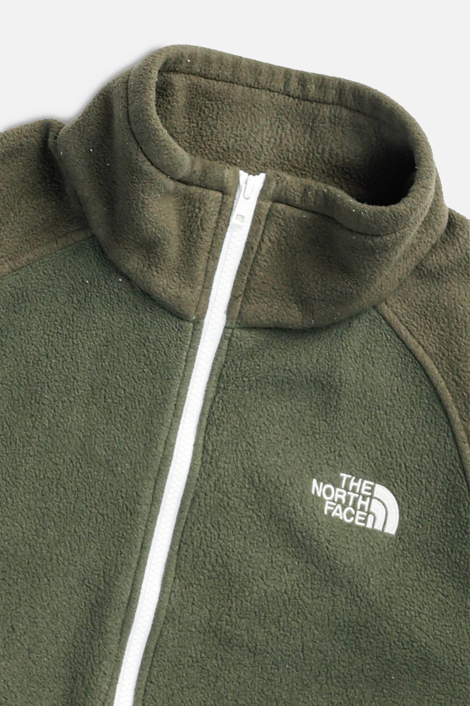 Rework North Face Crop Fleece Jacket - XL