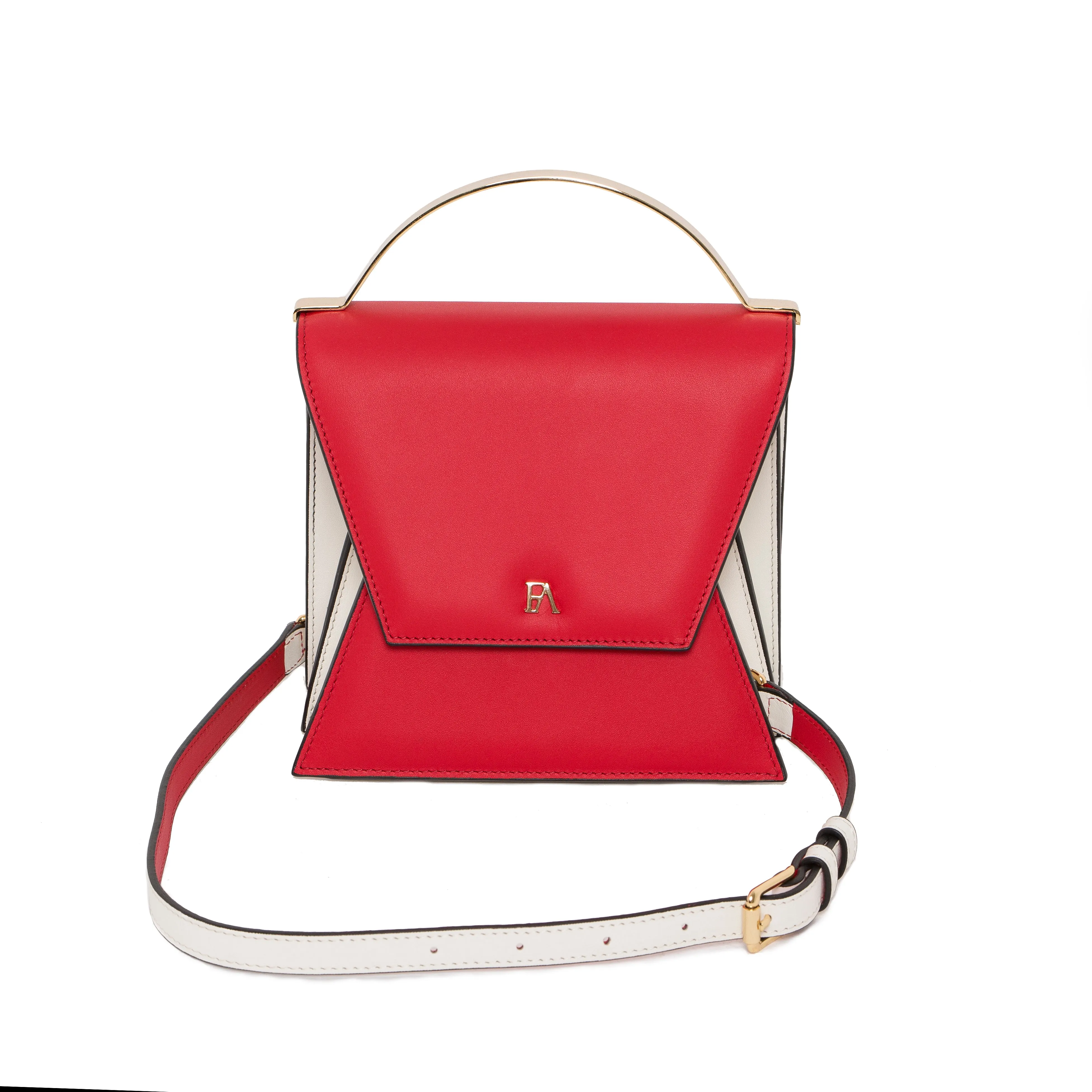 Rouge Red and Cream Mini Nova Top Handle