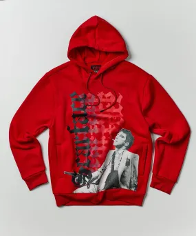 Scarface Old English Hoodie - Red